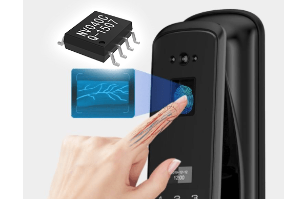 NV040C-SOP8語音芯片ic在智能指靜脈識別門鎖上的應用